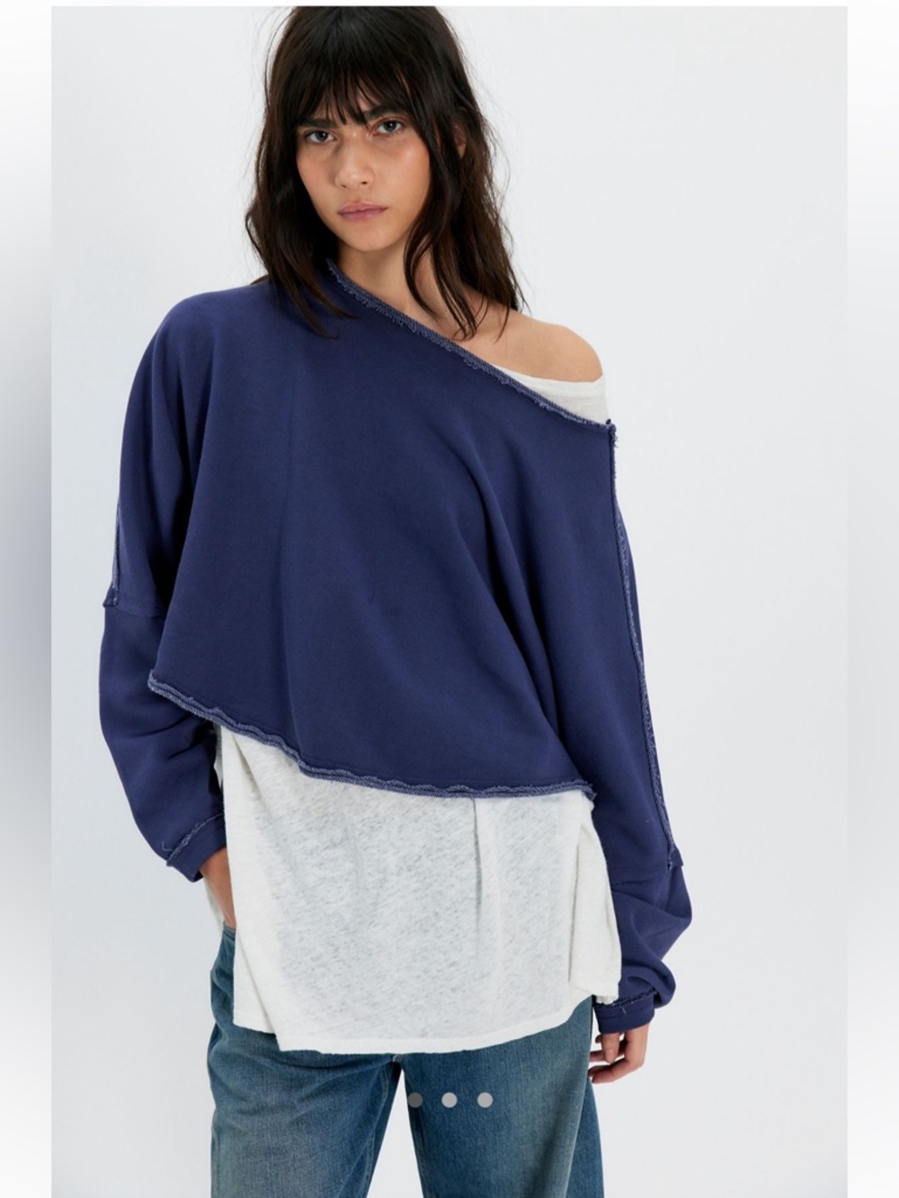 NWT Free People We the Free To The East Pullover